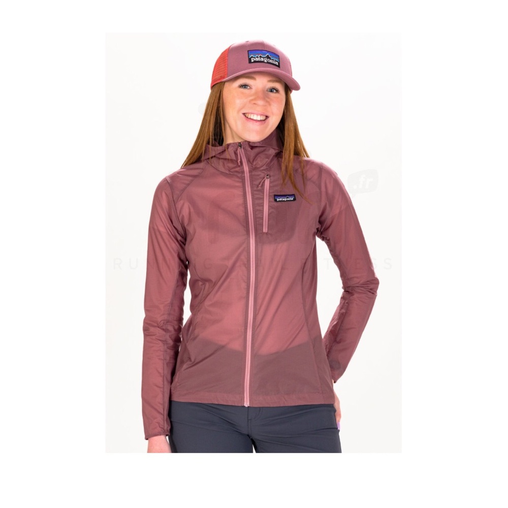 🏔Patagonia Jacket Women's S Light Star Pink Houdini Slim Fit Lighweight Outdoor